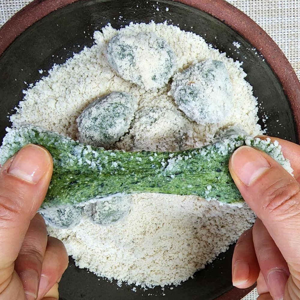 거피 팥고물 쑥인절미 200g 아침식사 간식대용