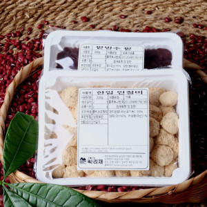팥빙수 만들기세트 팥빙수팥 250g + 찹쌀인절미 200g + 콩가루 20g