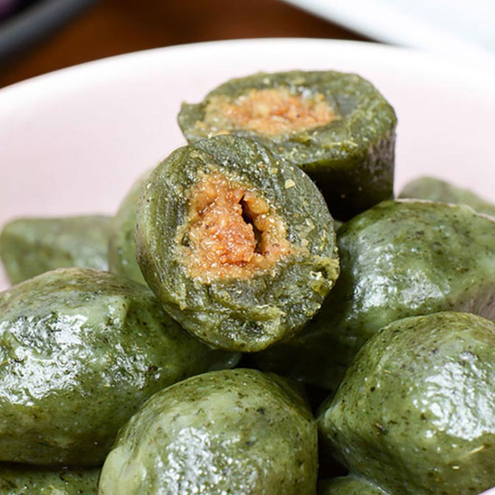 유기농 영양간식 달콤한 깨송편 쑥송편 500g