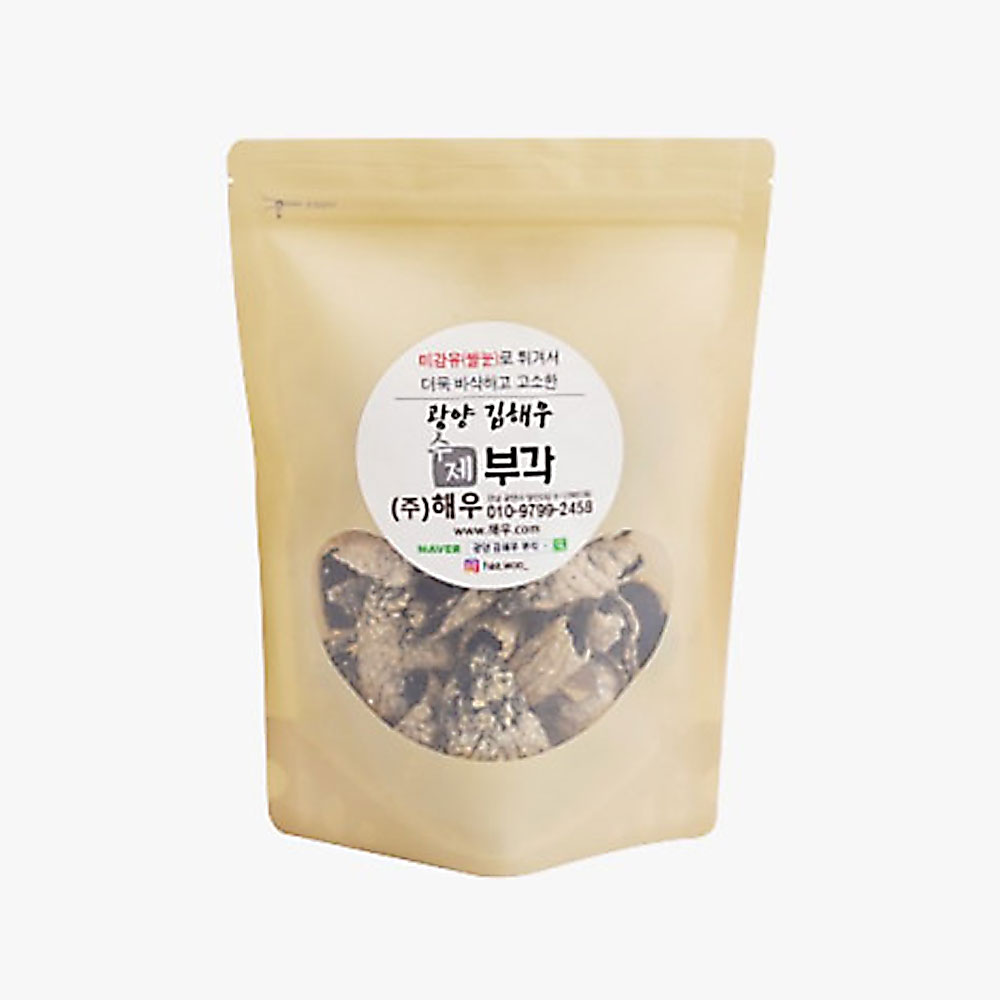 광양 김해우 김튀각 술안주 수제 김부각 90g