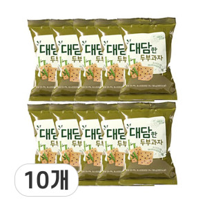 국산 밀가루 콩 사용 개별포장 뚜부과자 대담한 두부과자 50g X 10개
