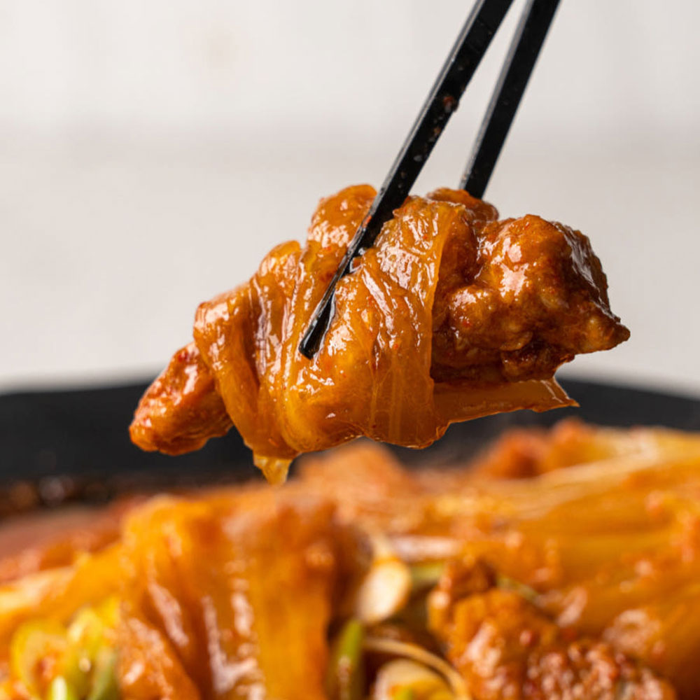 묵은지 돼지갈비 듬뿍 김치찜 1.25kg X 1개 밀키트 캠핑요리